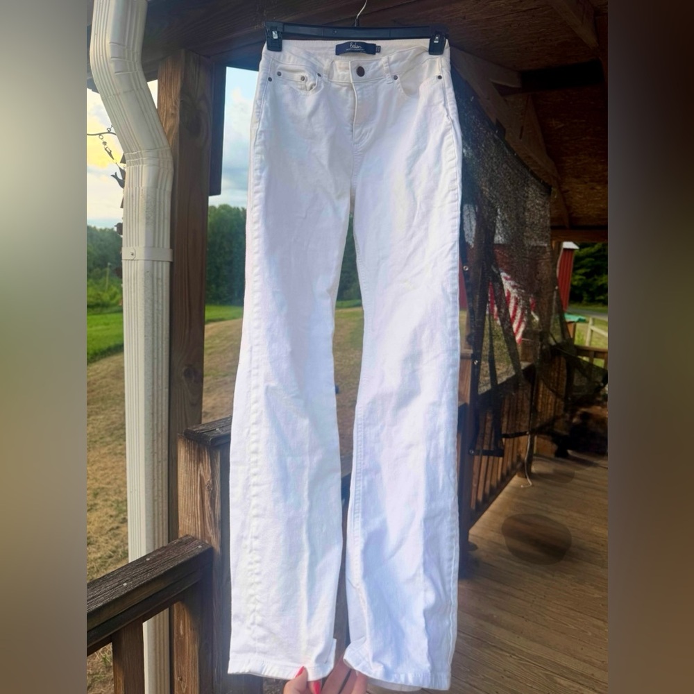 Boden Classic White Denim Jeans- 6 Long